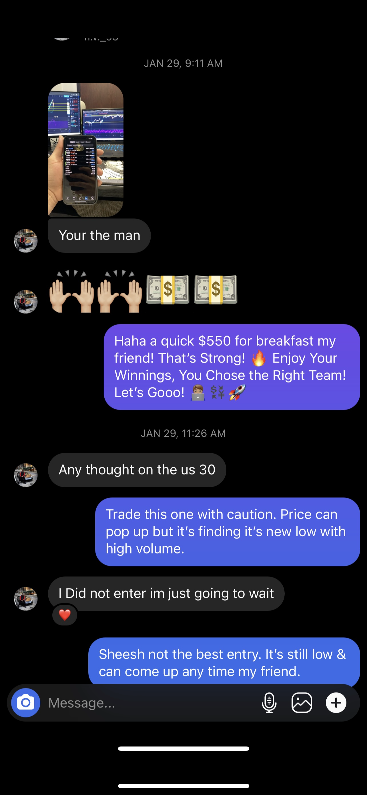 US30 Signals: 1 Month Telegram Access